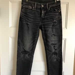 American Eagle Skinny Jeans Mens SZ 29x32 Black